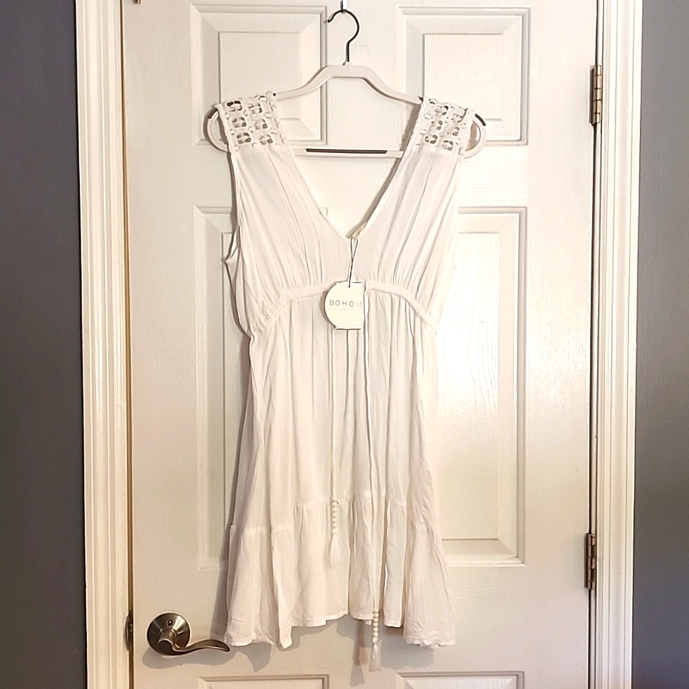 NWT BOHO ME Beach Coverup Sz M